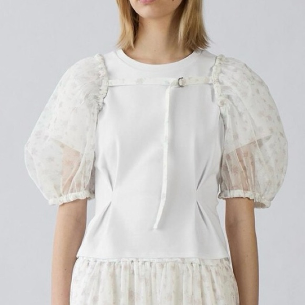NEW GU Bolero Set T-Shirt by rokh Size XS Kawaii Floral
